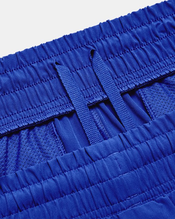 Shorts tejidos de 13 cm UA Flex para mujer, Blue, pdpMainDesktop image number 4
